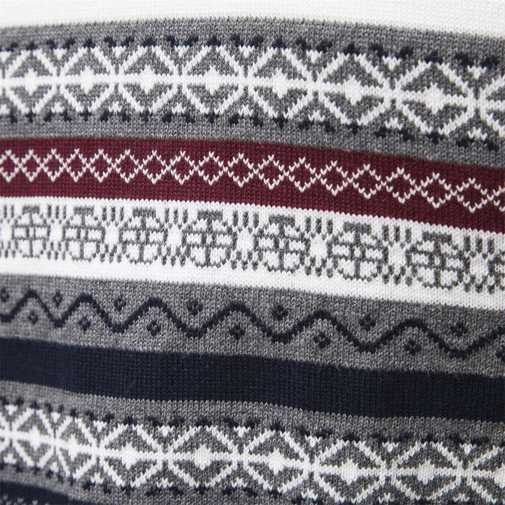 Bale – Lässiger Herrenpullover mit Ethno-Muster