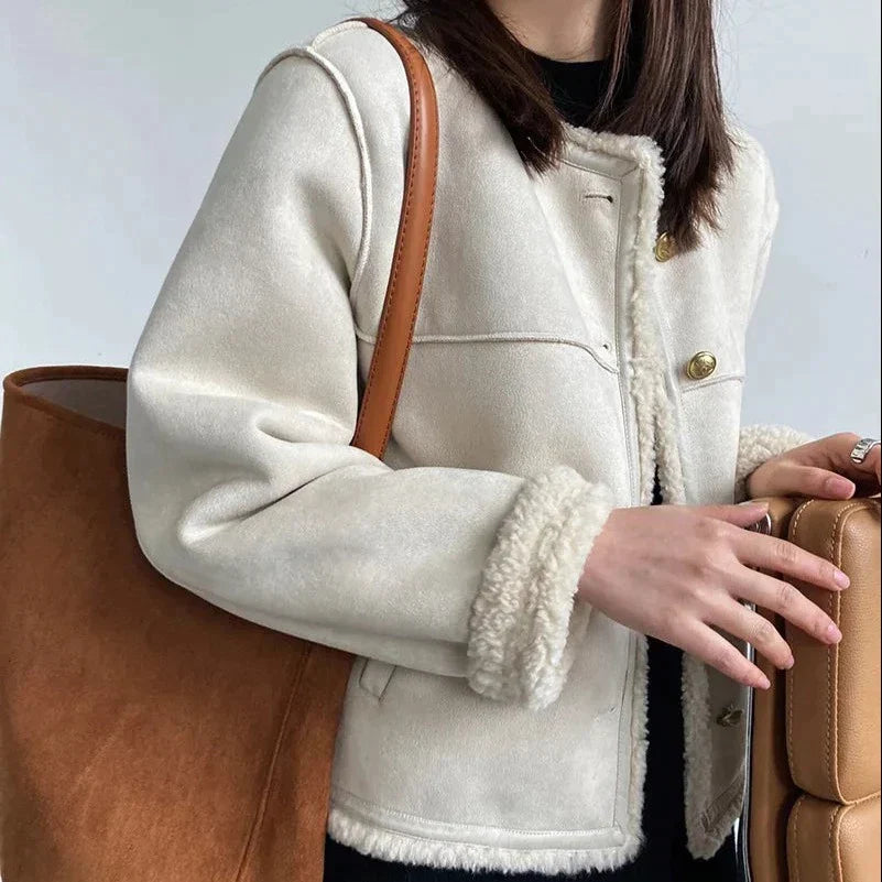 Louisa – Sherpa-Edge-Jacke