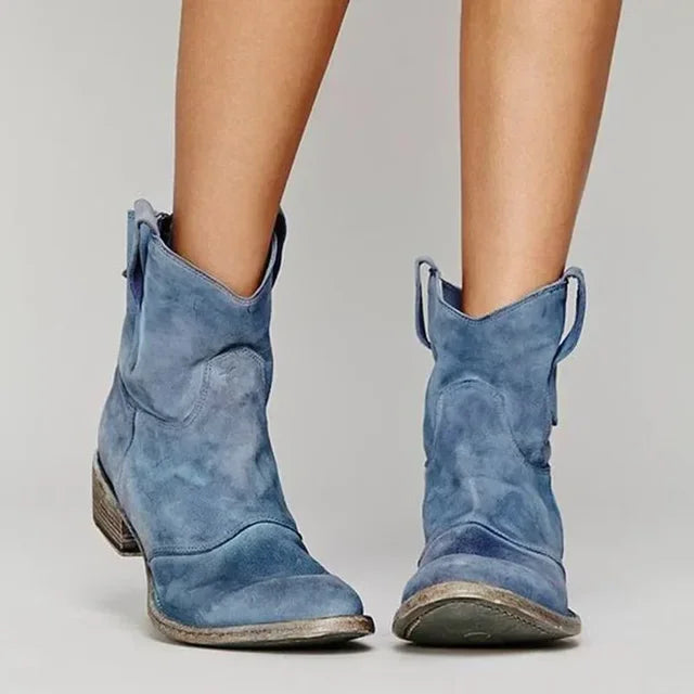 Jane - Vintage Cowboy-Stiefeletten für Damen