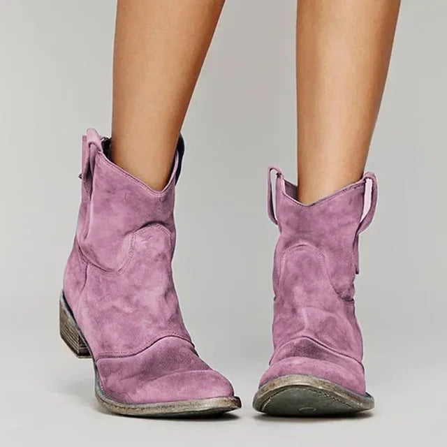 Jane - Vintage Cowboy-Stiefeletten für Damen