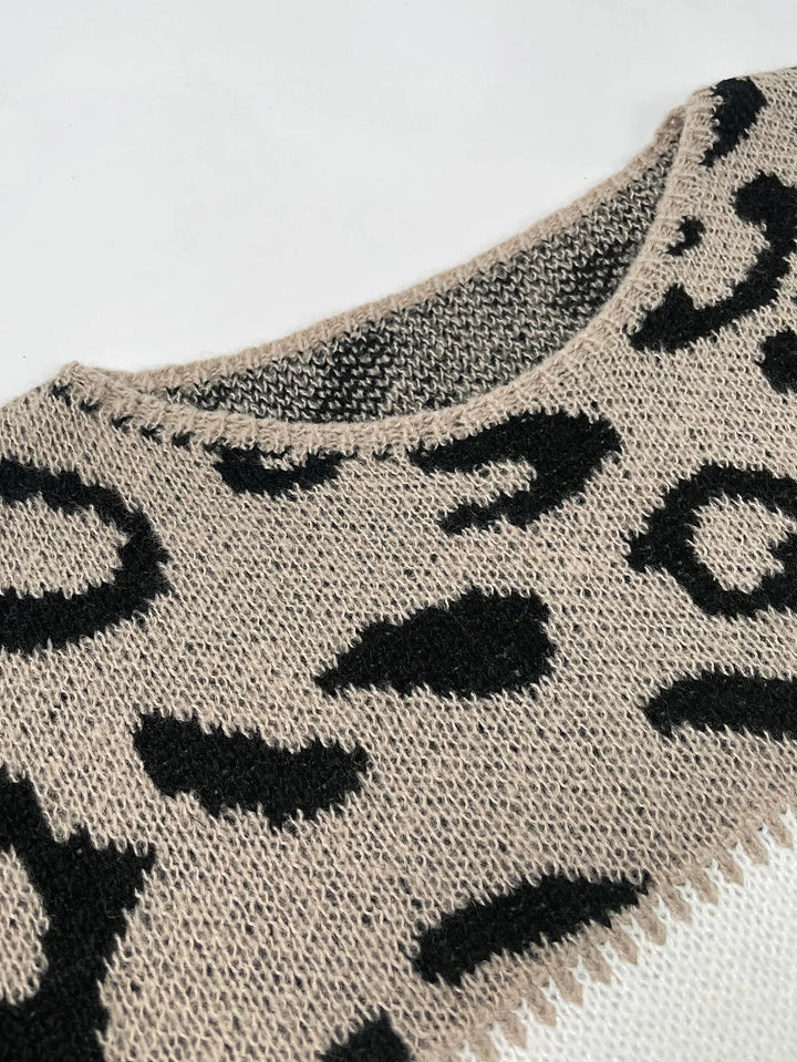 Lela - Pullover mit Leopardenmuster