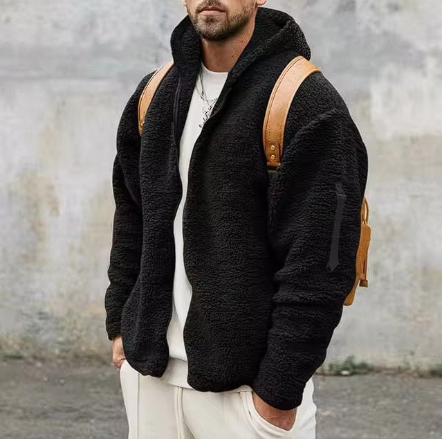 Markus-Bequeme Herren-Fleecejacke