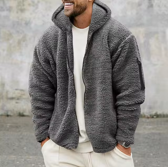 Markus-Bequeme Herren-Fleecejacke
