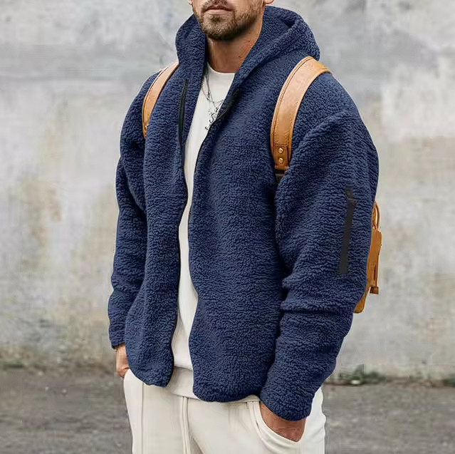 Markus-Bequeme Herren-Fleecejacke