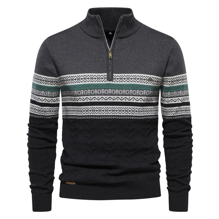 Bale – Lässiger Herrenpullover mit Ethno-Muster