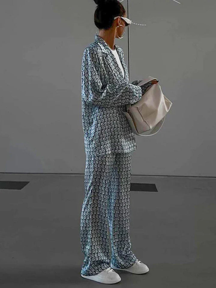 Louise -Satin Suit Set