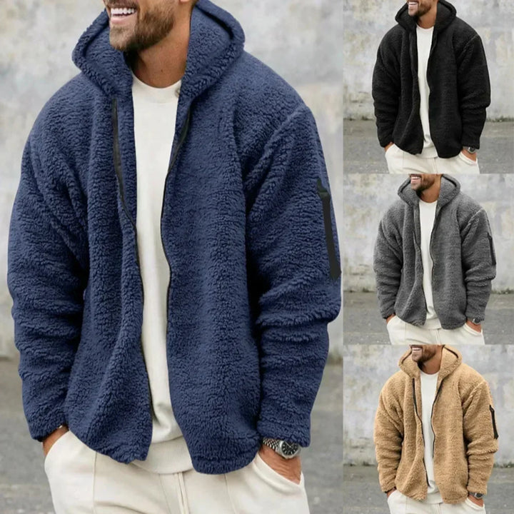 Markus-Bequeme Herren-Fleecejacke