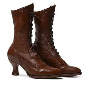 Amelia - Retro Ritter Stiefeletten