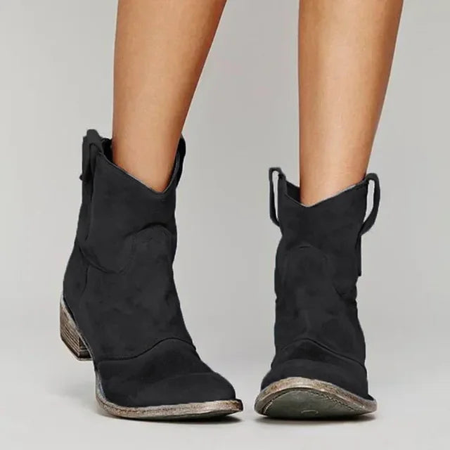 Jane - Vintage Cowboy-Stiefeletten für Damen