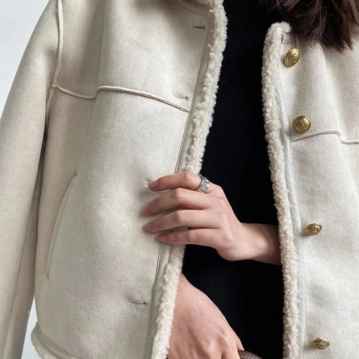 Louisa – Sherpa-Edge-Jacke
