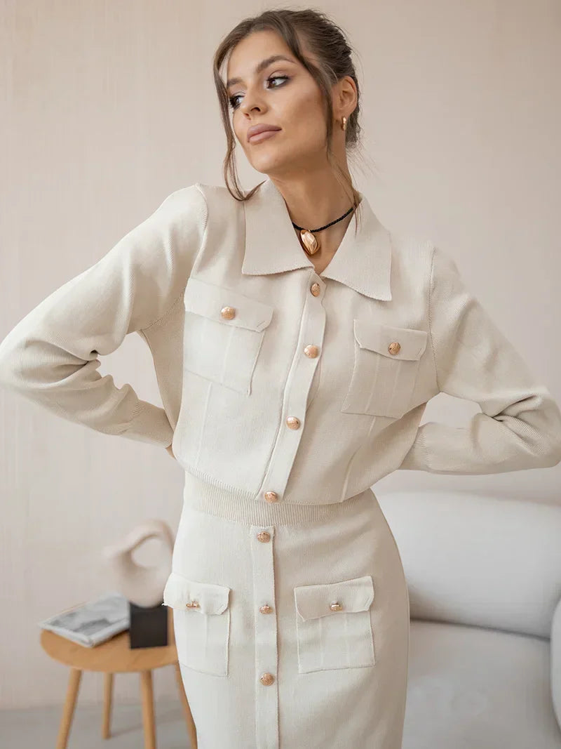 Lina -Blazer-Rock-Set