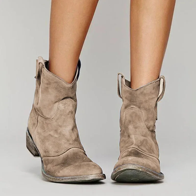 Jane - Vintage Cowboy-Stiefeletten für Damen