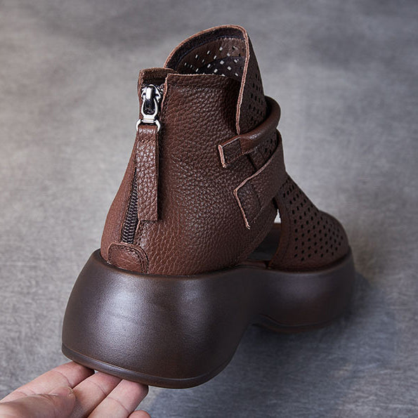 Federica - Zeitlose Leder-Orthopädie-Sandalen