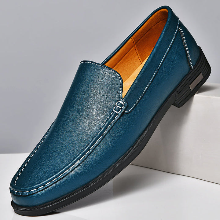 Xander – Glänzende Leder-Loafer