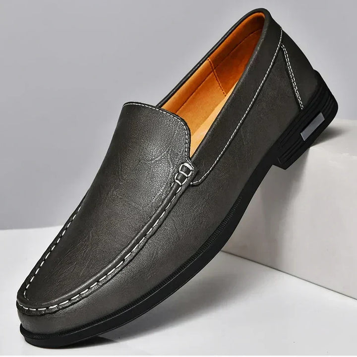 Xander – Glänzende Leder-Loafer