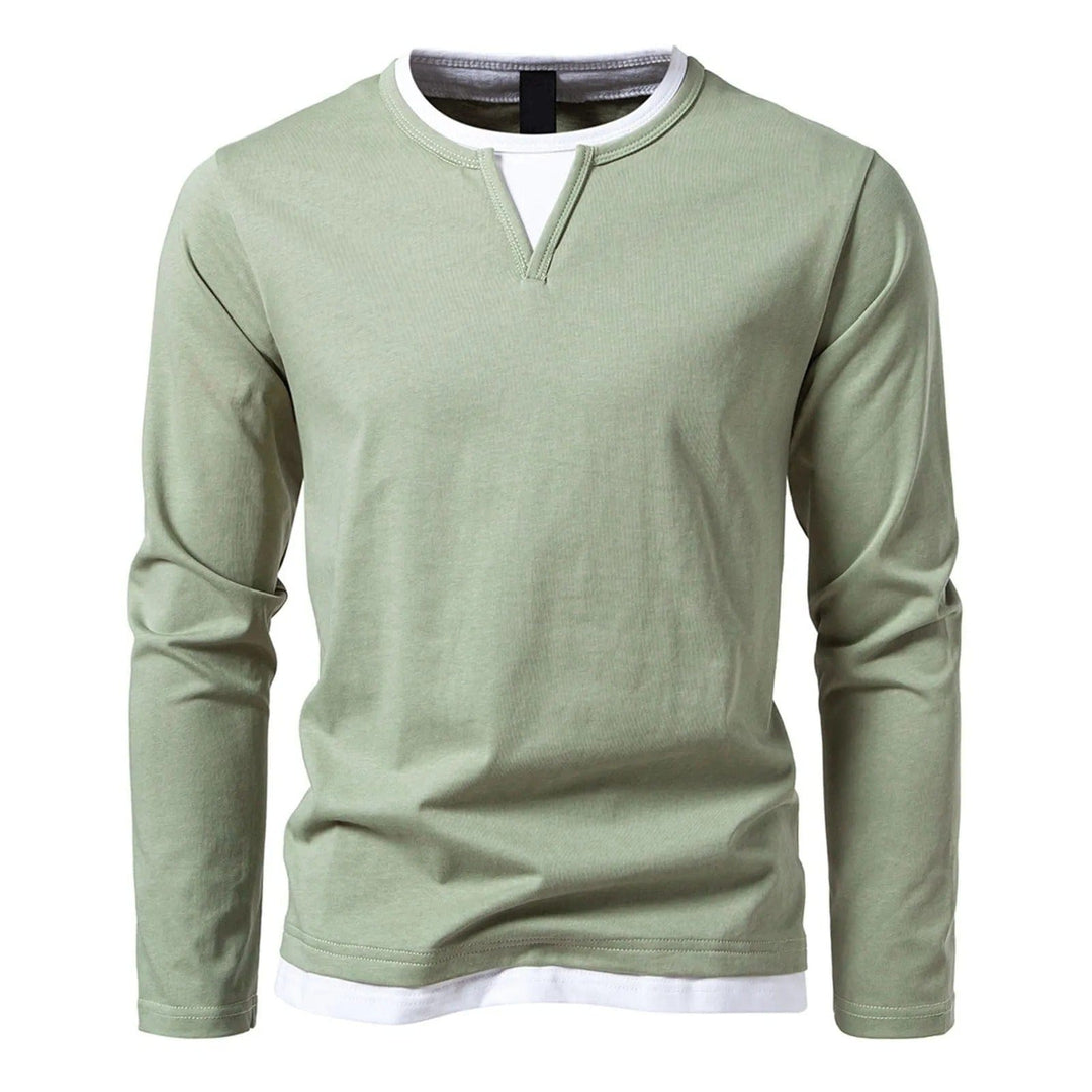 Hem Sworth - Kent Henley mit langen Ärmeln