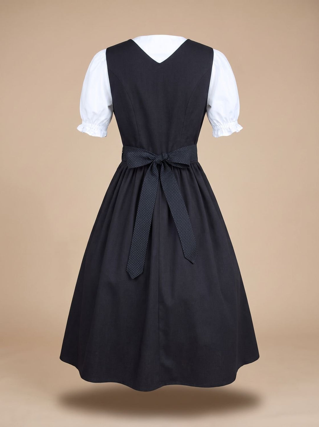 Damen Oktoberfest Kleid Dirndl mit Schnürung und Schürze