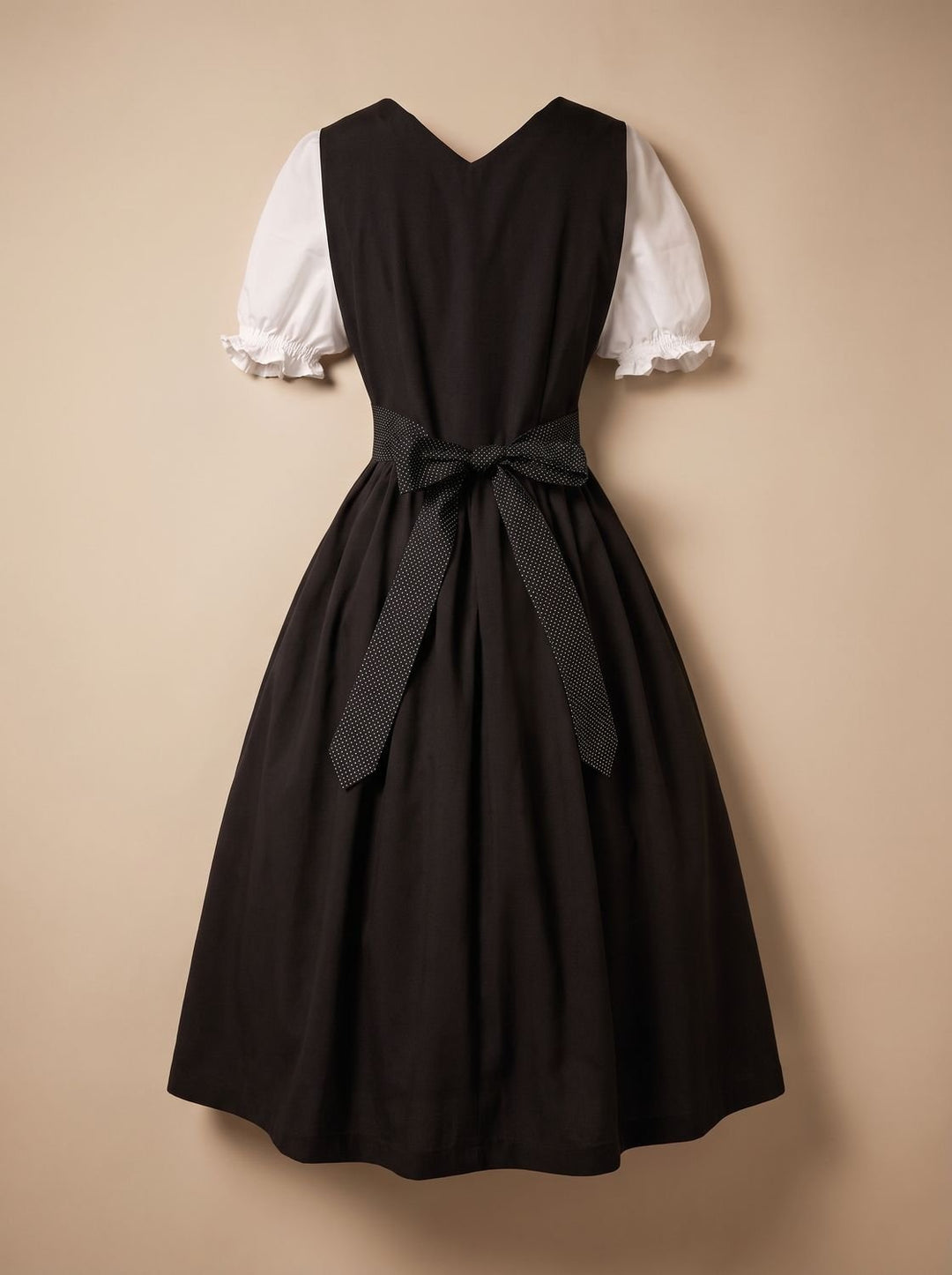 Damen Oktoberfest Kleid Dirndl mit Schnürung und Schürze