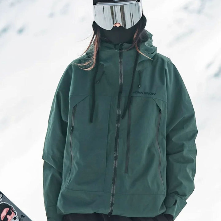 Damen Wasserdichte Ski-Jacke Windabweisend Gefüttert mit Kapuze - Farbe 4