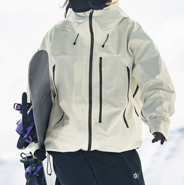 Damen Wasserdichte Ski-Jacke Windabweisend Gefüttert mit Kapuze