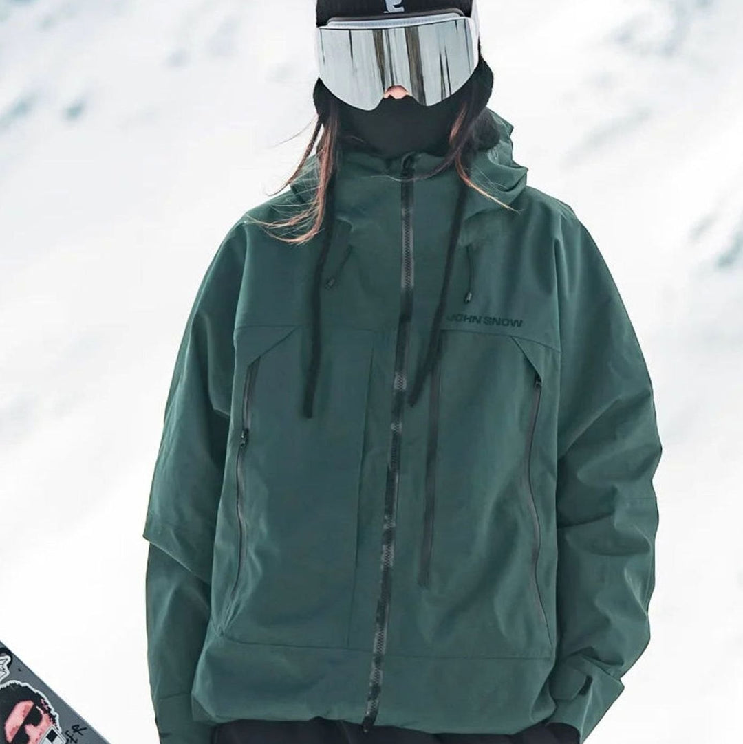 Damen Wasserdichte Ski-Jacke Windabweisend Gefüttert mit Kapuze