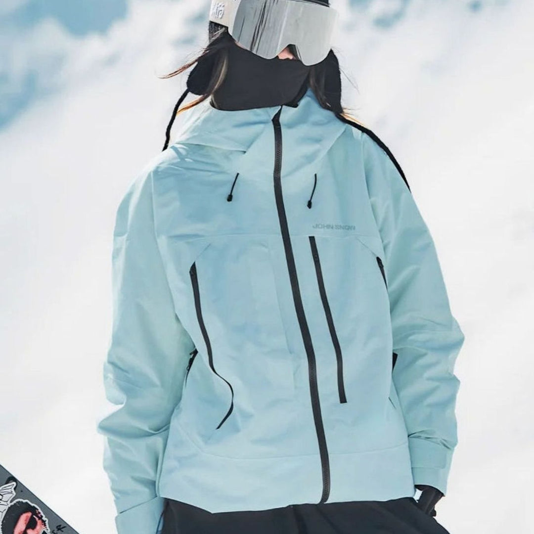 Damen Wasserdichte Ski-Jacke Windabweisend Gefüttert mit Kapuze