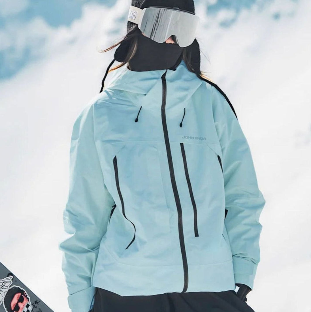 Damen Wasserdichte Ski-Jacke Windabweisend Gefüttert mit Kapuze - Farbe 3