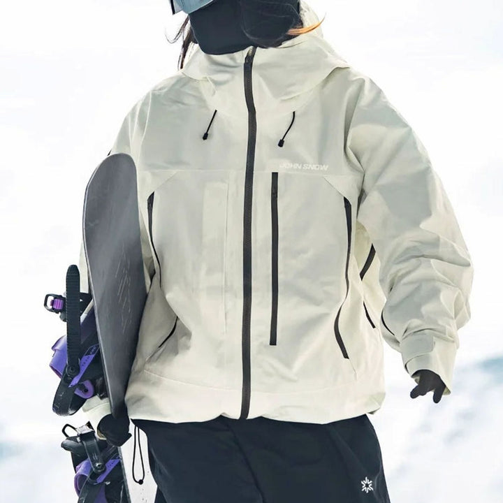 Damen Wasserdichte Ski-Jacke Windabweisend Gefüttert mit Kapuze - Farbe 2