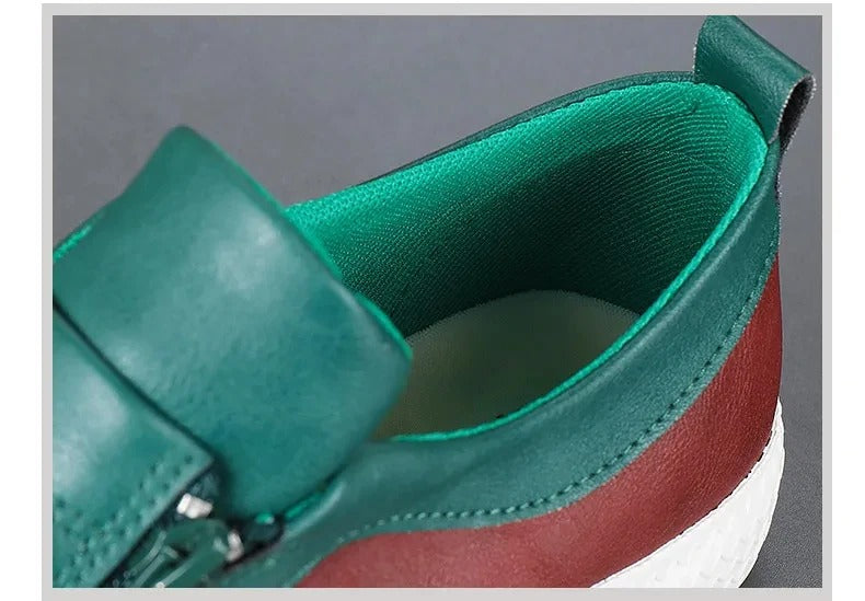 LUCA -Claude Monet Turnschuhe aus Leder