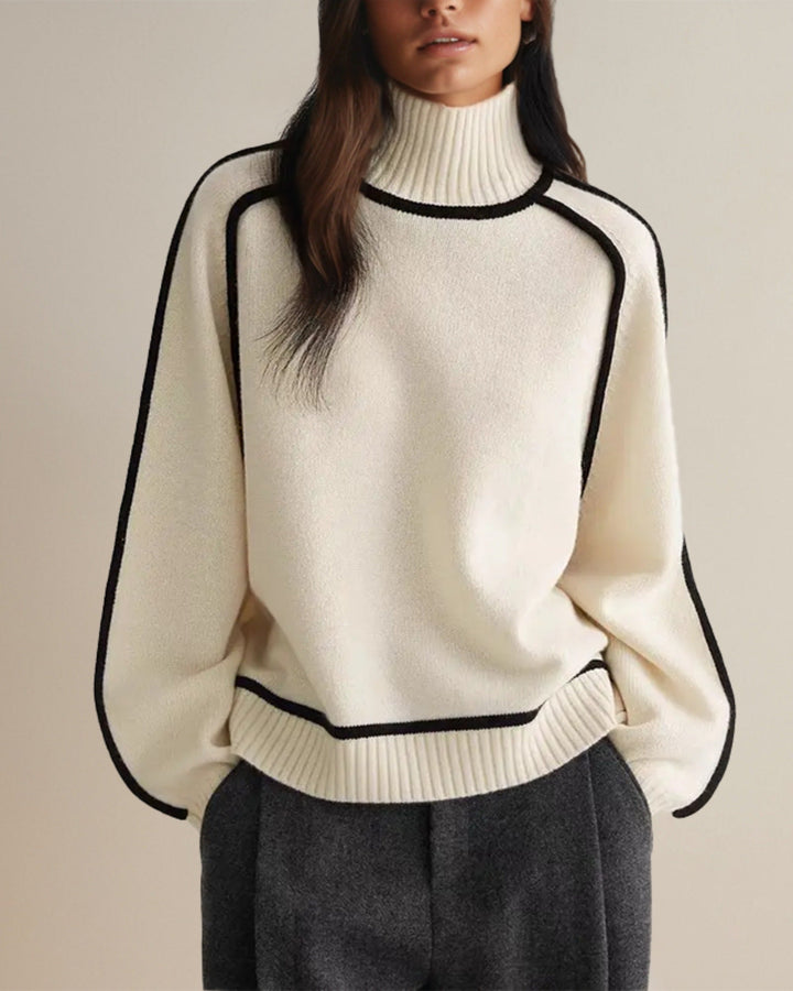 Claire - Eleganter Rollkragenpullover