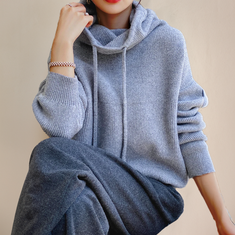 Hannah - Gewebte Kapuzenjacke