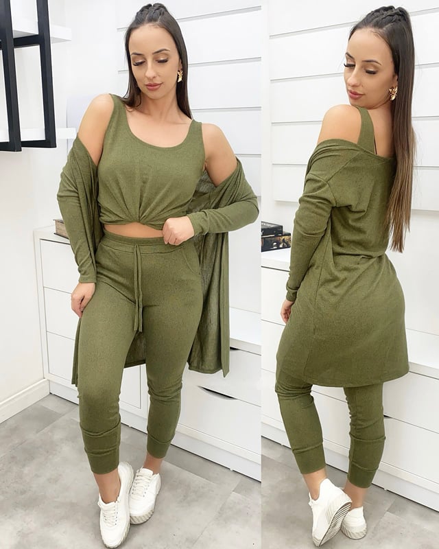 Maja - Elegantes Trikolore-Set für Damen