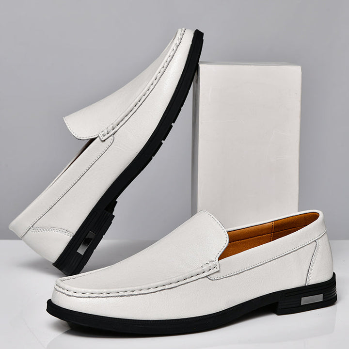 Xander – Glänzende Leder-Loafer