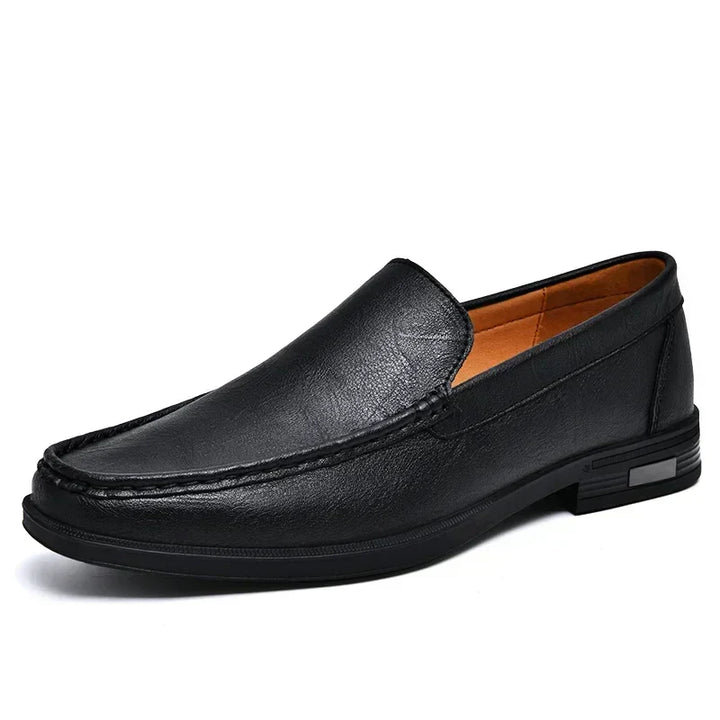 Xander – Glänzende Leder-Loafer