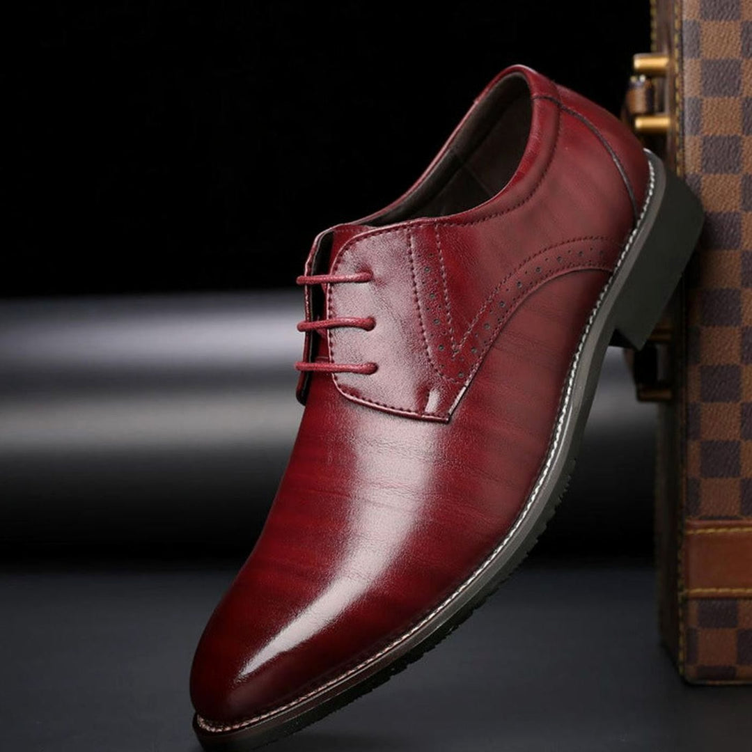 Herren Formelle Schnürschuhe Zeitloser Brogue Derby-Stil