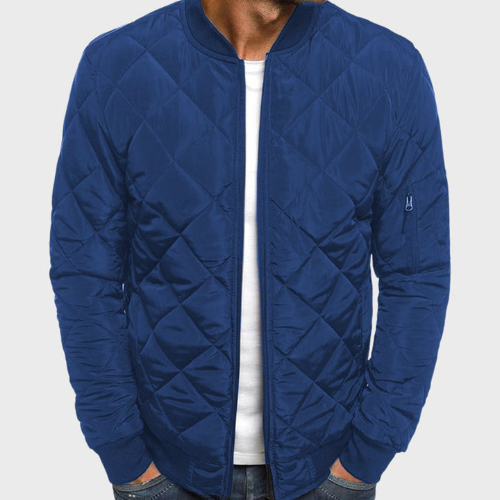 Herren Gesteppte Gefütterte Winterstyle Jacke Bomberjacke