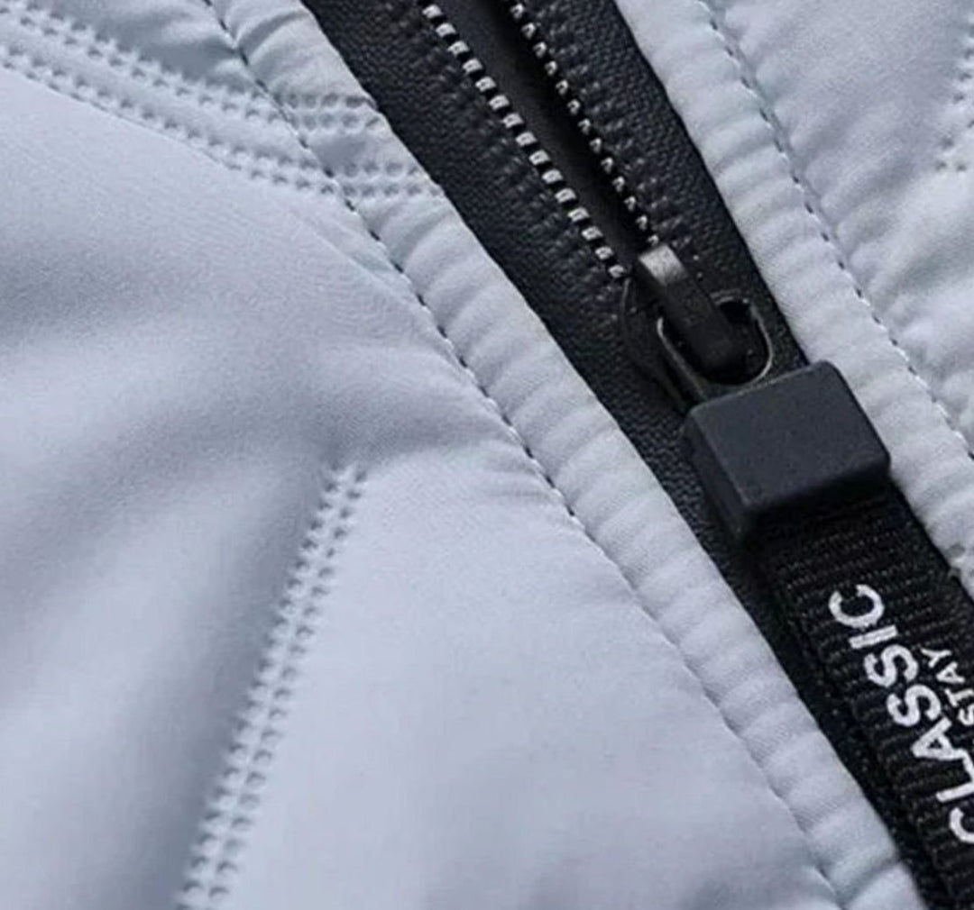 Herren Gesteppte Winterjacke mit Stehkragen Gefüttert