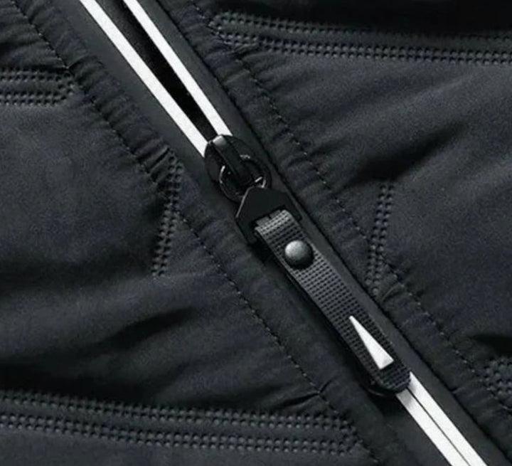 Herren Gesteppte Winterjacke mit Stehkragen Gefüttert