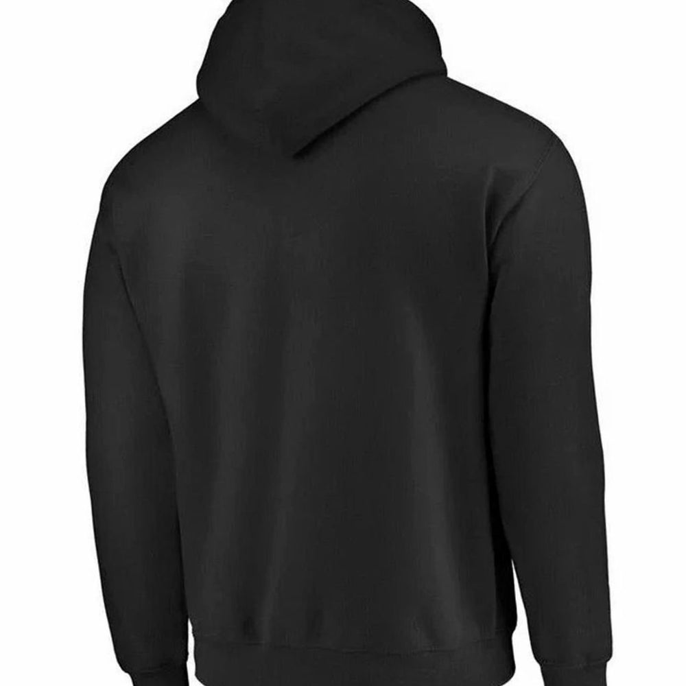 Herren Kapuzen-Sweatshirt mit Kordelzug und Ärmeln Fleece-Hoodie