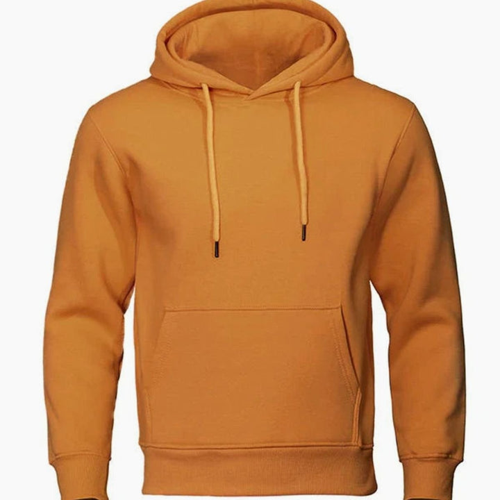 Herren Kapuzen-Sweatshirt mit Kordelzug und Ärmeln Fleece-Hoodie