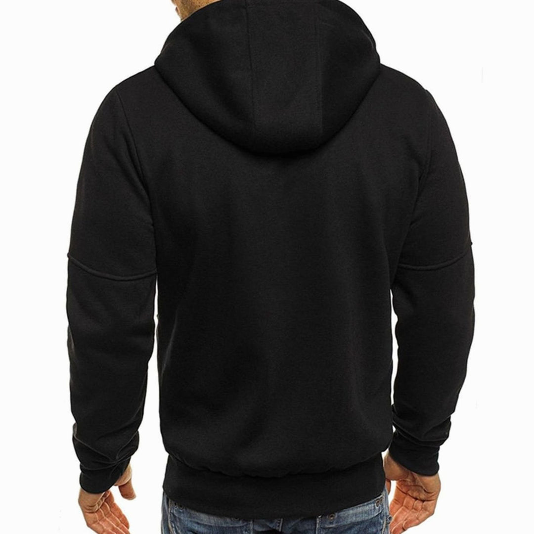 Herren Kapuzenpullover mit Reißverschluss Lässiger Zip-Hoodie