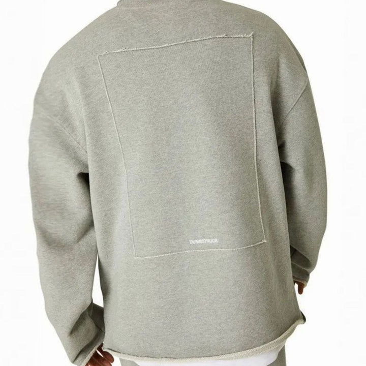 Herren Oversized Rundhals Pullover Lounge-Sweatshirt