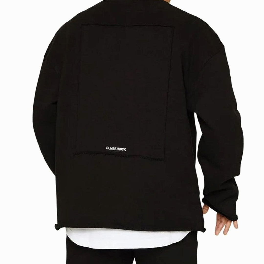 Herren Oversized Rundhals Pullover Lounge-Sweatshirt