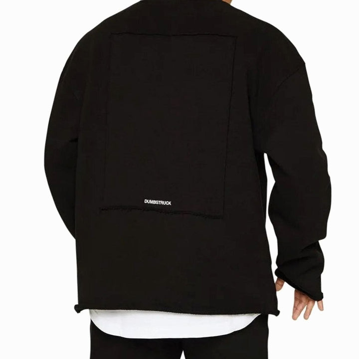Herren Oversized Rundhals Pullover Lounge-Sweatshirt