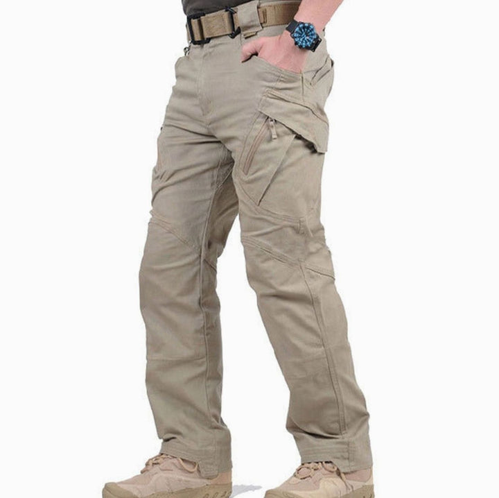 Herren Taktische Cargo-Hose Outdoor Wandern Mehrtaschen Verstärkt - Khaki