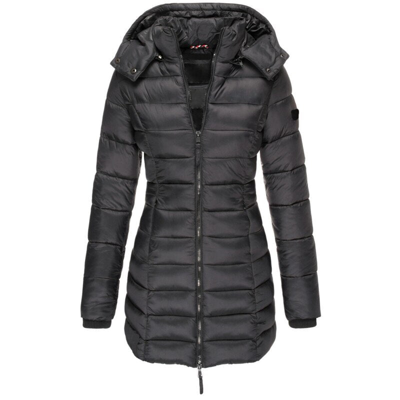 Elise | Lange Daunenjacke