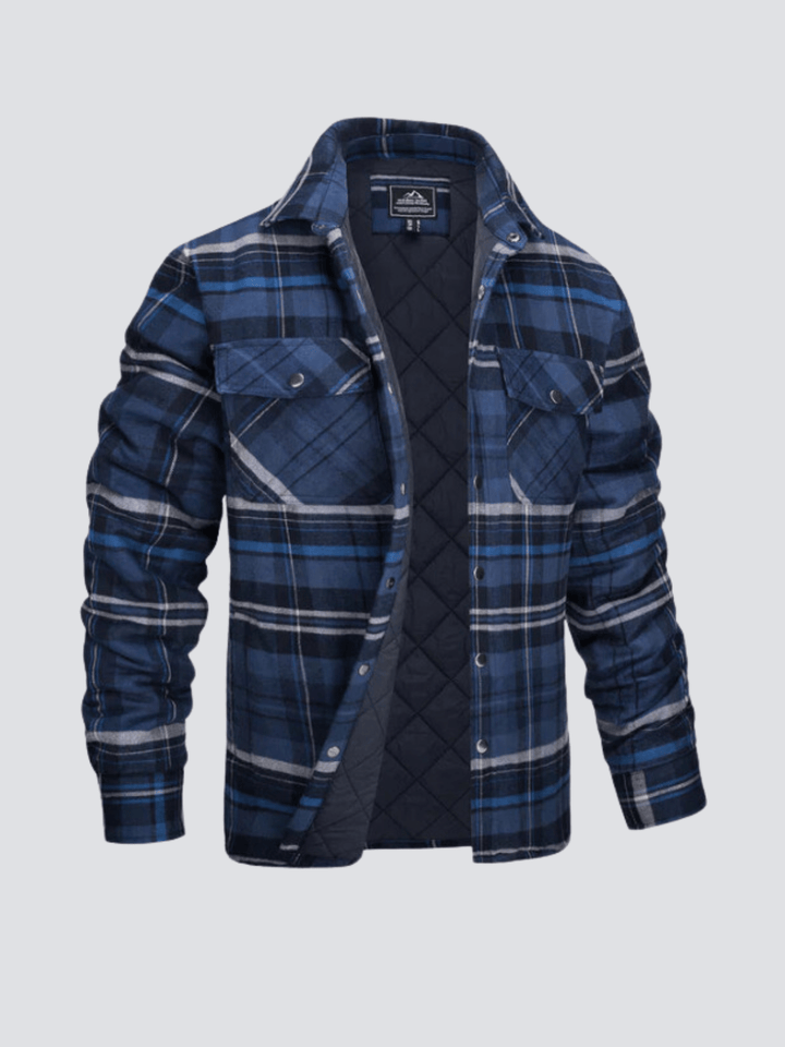 Iver - Gestreifte Flanelljacke