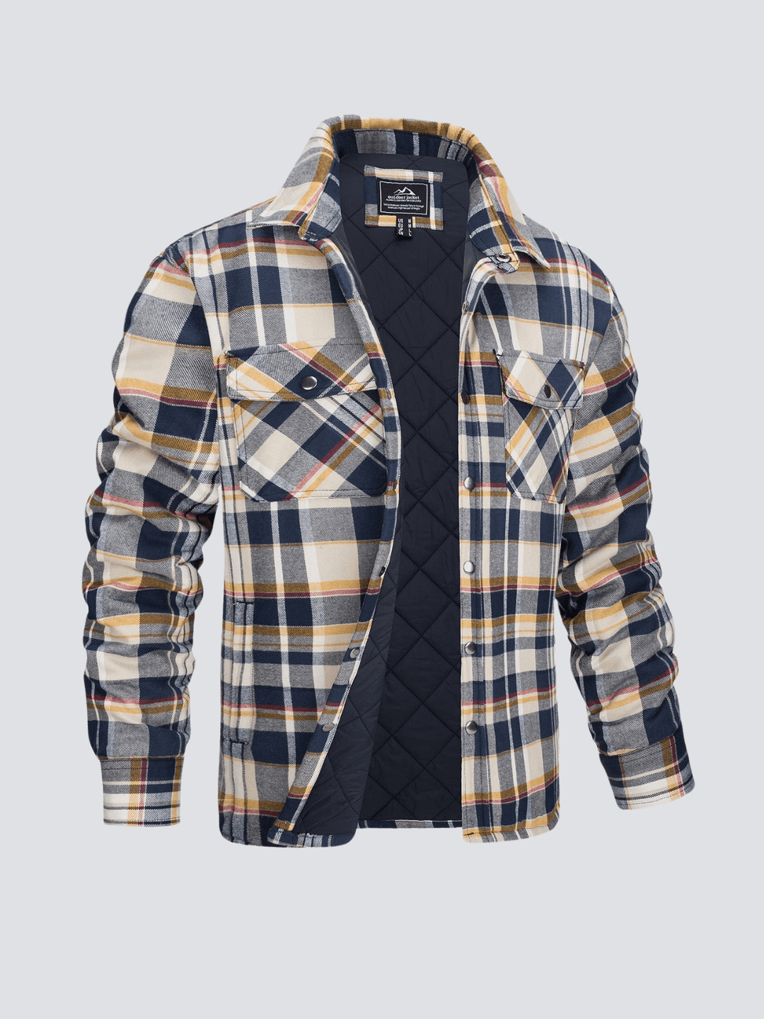 Iver - Gestreifte Flanelljacke