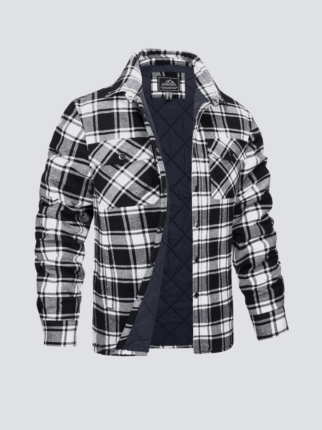 Iver - Gestreifte Flanelljacke