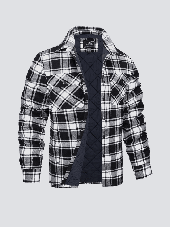 Iver - Gestreifte Flanelljacke